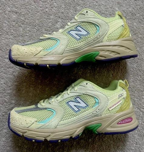 Neu mit Etikett New Balance x Salehe Bembury 530 MR530PR Größe Herren US 6,5 (Damen US 8)