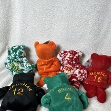 Salvino's Bammers NFL Plush Bears Namath Bradshaw Elway Favre Montana