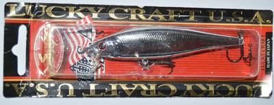 lucky craft pointer 100ssr  floating 4'' 1/2oz chrome surface runner wake bait