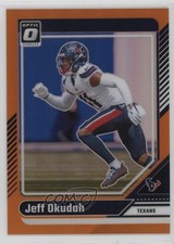 2024 Panini Donruss Optic Orange Prizm 75/249 Jeff Okudah #81 18vc