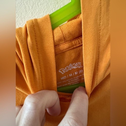 Girls Pokemon Charmander Orange Hooded Dress - size M - EUC - Picture 3 of 4