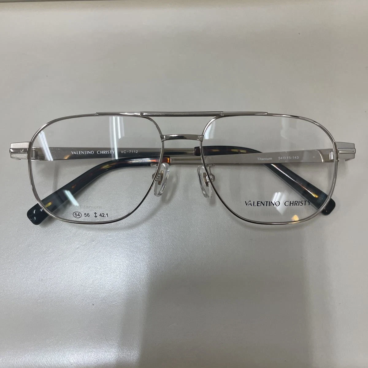 VALENTINO CHRISTY VC 7112 Titanium Eyeglasses 54□15 143
