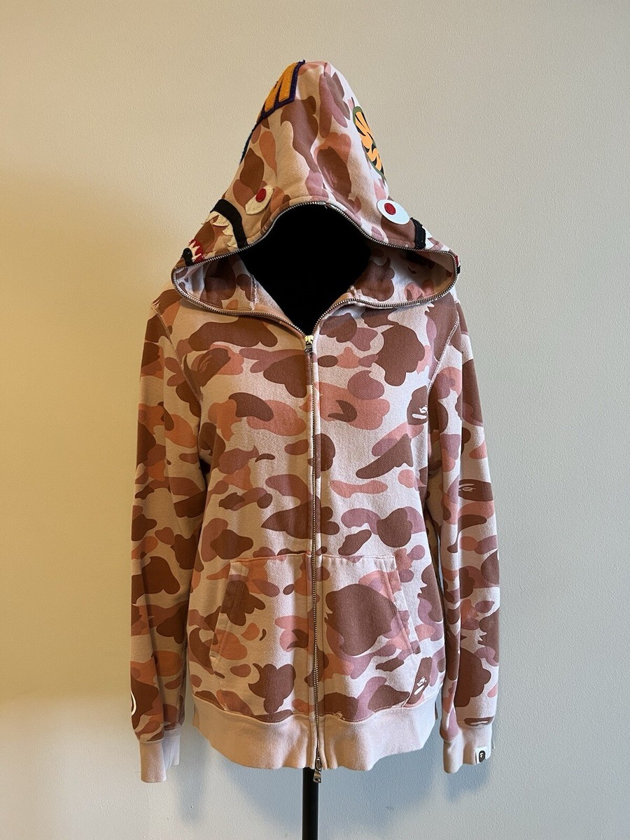 BAPE 1st COLOR CAMO SHARK FULL ZIP HOODIE | eBay