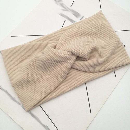 2pc Baby Kind Baumwolle Haarband Kreuz Elastische Stirnbänder Solid Color Turban - Bild 22 von 37