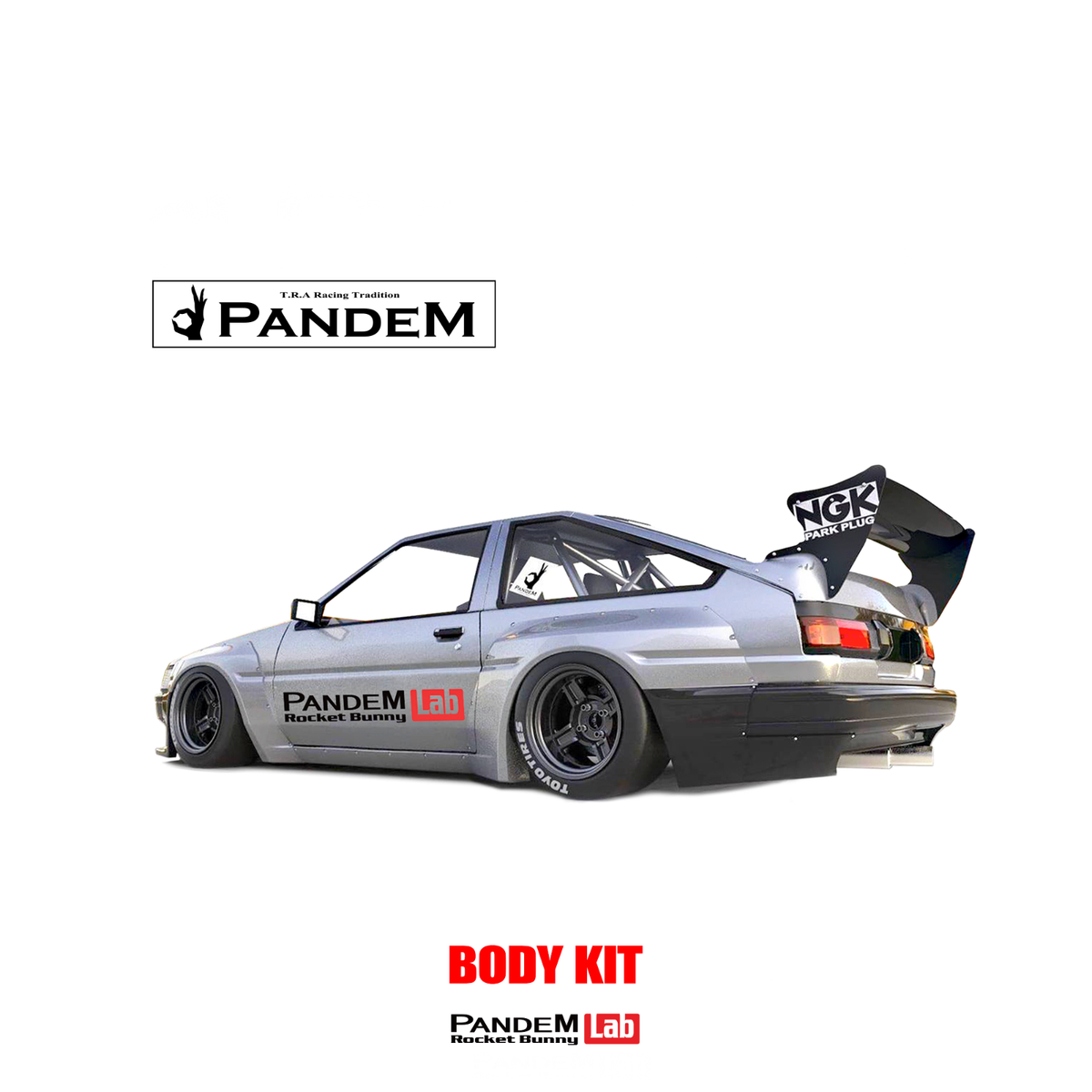 PANDEM / Rocket Bunny official Full Body kit for AE86 LEVIN
