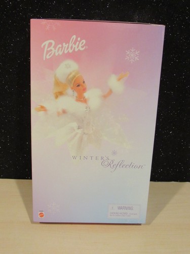 NEW! Mattel BARBIE Doll Winter's Reflection in Satin Sparkling Gown 2002 55682 - Picture 2 of 4