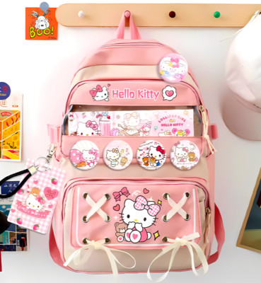 Hello Kitty Ita Backpack Peach Cartoon Design 17