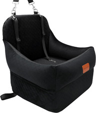 Dog Car Seat-Dog Booster Car Seat with 7''Interior Height,Pet Travel Car Seat wi