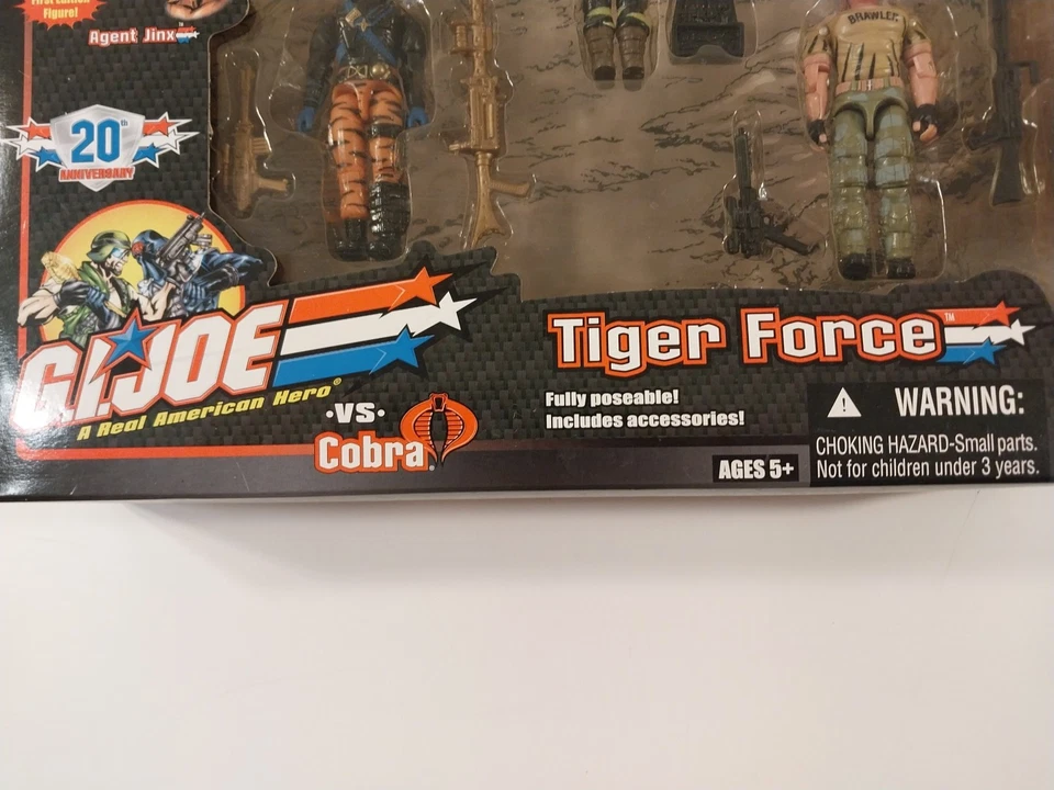 5 figuras con accesorios y armas Gi Joe Vs Cobra Tiger Force 20 aniversario Foto 3 de 4