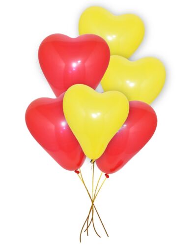 10"Red Heart Helium OR Air Balloons Valentines Day Wedding Engagement Decoration - Picture 24 of 27