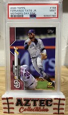 2020 Topps #168 Fernando Tatis Jr. Mothers Day Pink /50 -PSA 9 Mint- Padres