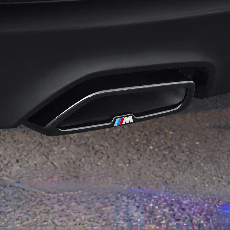 Rear Exhaust  Cover Trim Fit for BMW 5 Series G30 2018-22 525i 530i Tips - Image 2 of 4