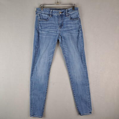 American Eagle Jeans Womens 4 Regular Blue Next Level Stretch Denim Casual