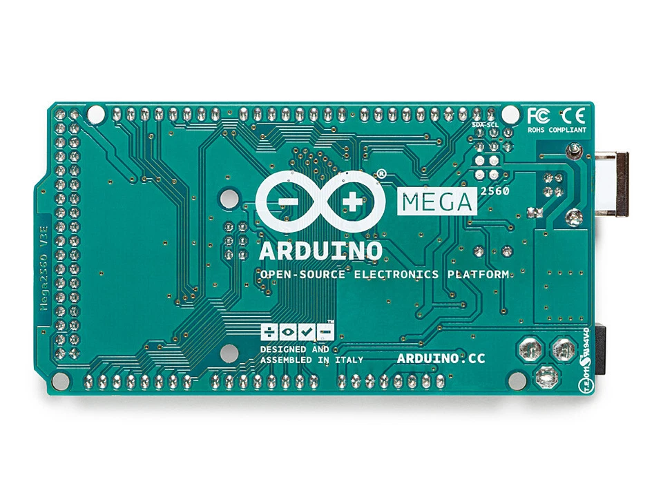 Arduino Mega 2560 Rev3 mit ATmega2560, 54 GPIOs, 4 UARTs, 5V, 16MHz, A000067 - Bild 4 von 4