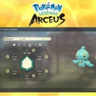 SHINY MANAPHY Max Effort Levels Stats - Pokemon Legends Arceus -