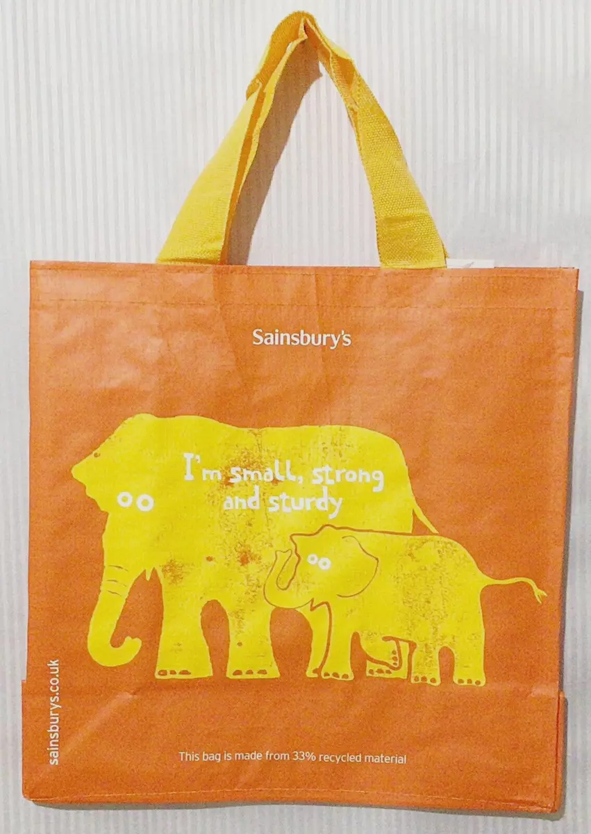 Sainsbury's shopping bag hi-res stock photography and images - Alamy