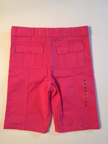 NWT Girl's RALPH LAUREN Hot Pink BERMUDA SHORTS & GAP Blue CAT MOUSE VEST 6X 6 7 - Picture 8 of 9