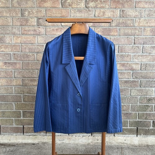 VTG Jaeger Blue Chore Coat Size Medium/large Reverse HBT?