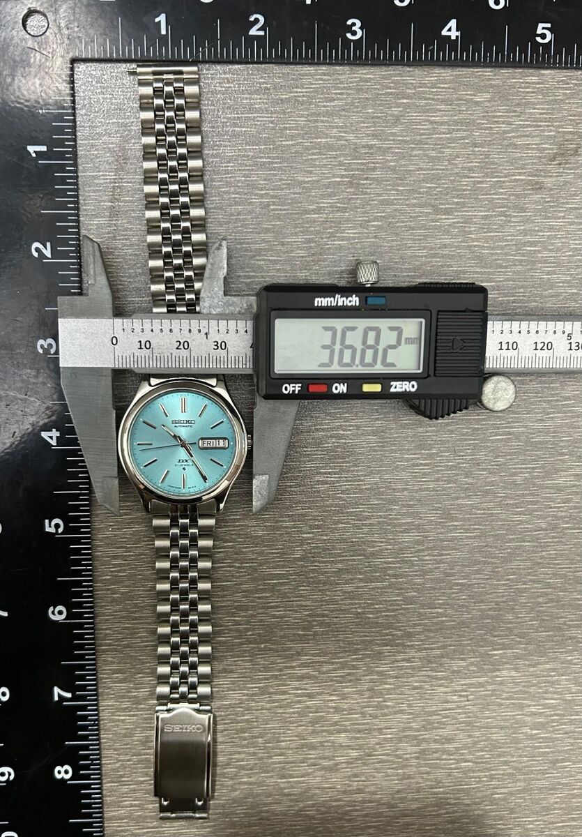 Seiko Automatic Sky Blue Sunburst Dial Wrist Watch for Men's Seiko Automatic Sky Blue Sunburst Dial Wrist Watch for Men's