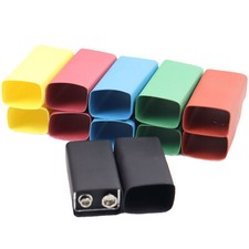   9 Volt Battery Insulator Sleeve Guitar / Bass Prevent Shorts 9V FREE SHIPPING
