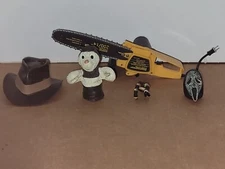 NECA lot Scream GHOSTFACE Gremlins Hat 7" Head Chainsaw Custom Parts Fodder