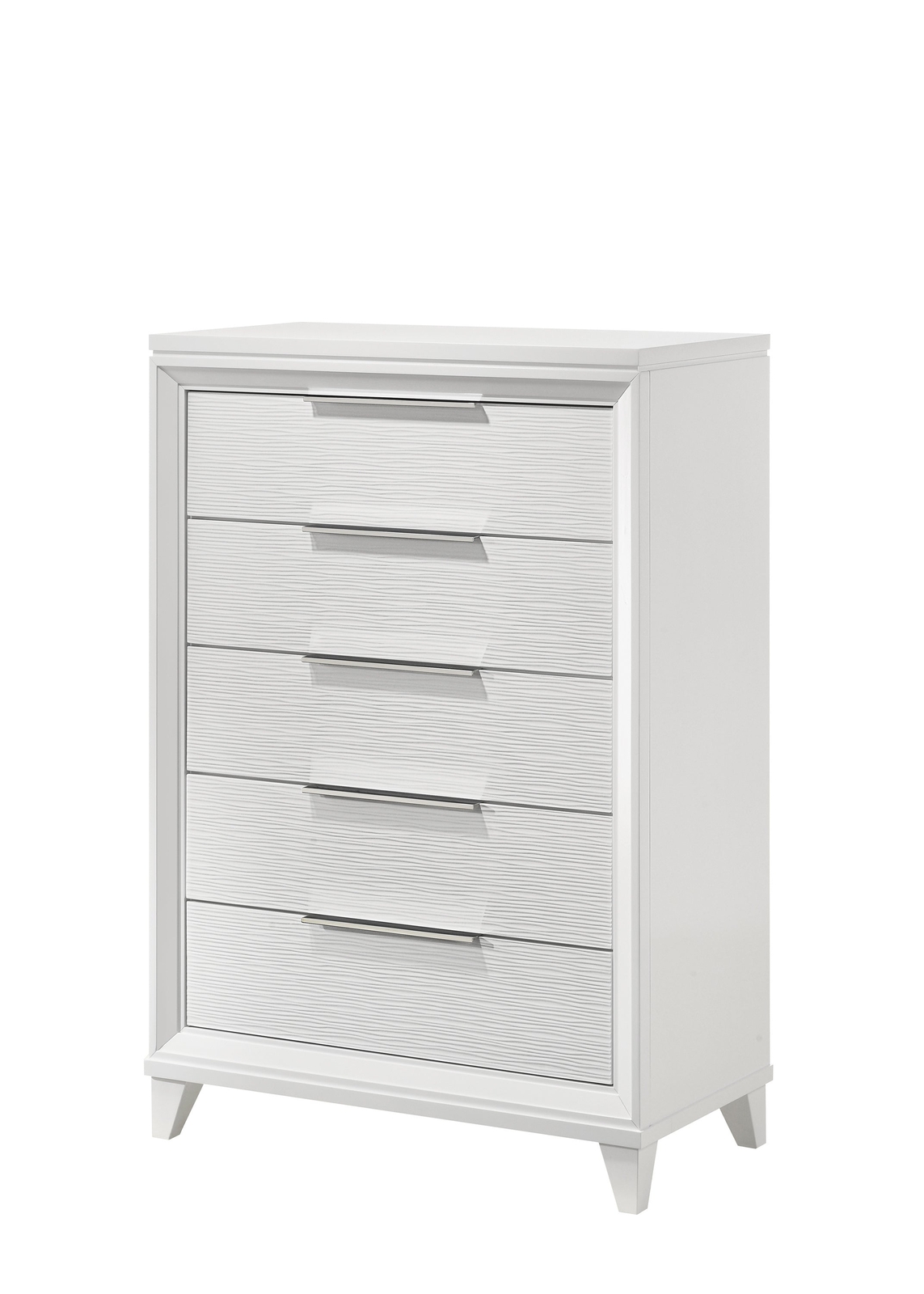 Modern White Cressida Chest with Spacious Storage