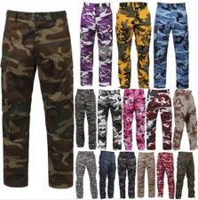 LABOR DAY SALE! Military Camo Digital BDU 6 Pkt Cargo Pants Rothco 20% OFF LIST