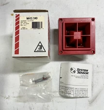 System Sensor MA12/24D Multi-Alert Sounder Fire/Burglar Alarm Red