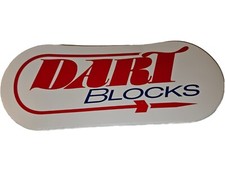 Dart Blocks Sticker Decal Racing Original Old Stock