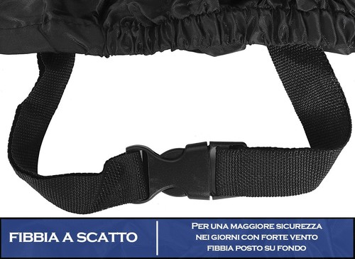 TELO COPRIMOTO FELPATO UNIVERSALE TAGLIA S SCOOTER MOTO MOTOCICLI - Foto 3 di 6