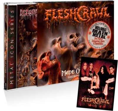 Fleshcrawl - Made of Flesh CD-Collector Card/Sleeve 2025 Remaster Death Metal