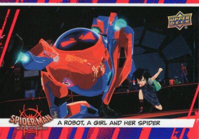 Spider-Man Into the Spider-Verse Peter Parker Red Parallel Base Card #54
