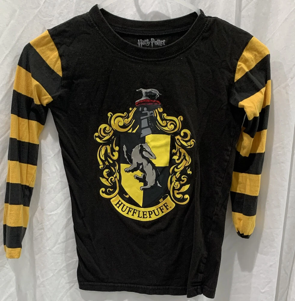 Hufflepuff Long Sleeve youth Shirt Hogwarts Harry Potter Yellow