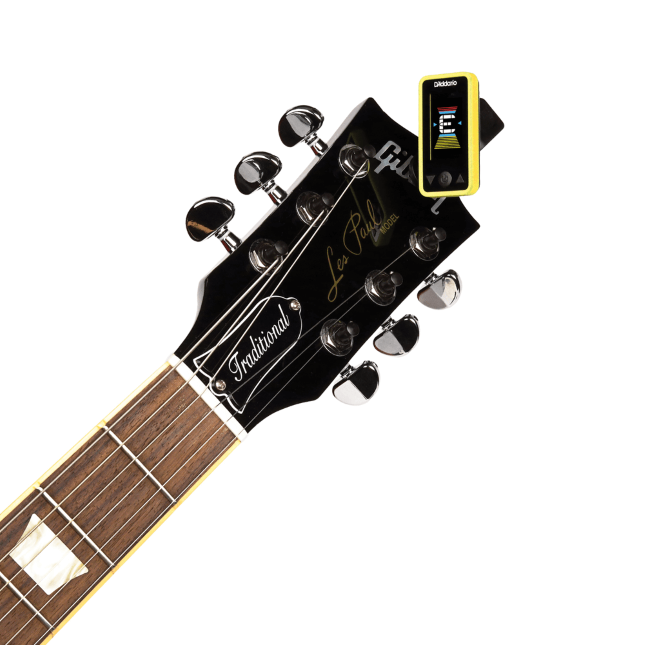 D'Addario Eclipse Afinador de Guitarra con Clip para Clavijero, PW-CT-17BK, Negro