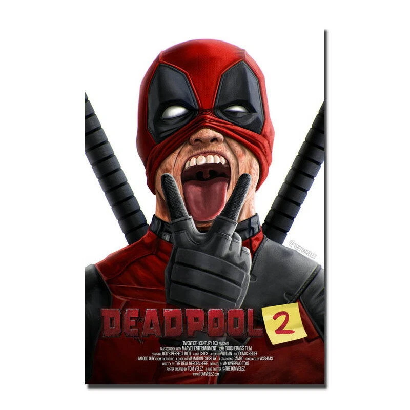 83484 Deadpool 2 2 New Superhero Movie Wall Print Poster UK