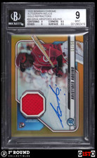 POP 1 Aristides Aquino BGS 9 w 10 Auto: 2020 Chrome Gold Refractor RPA Gisto /50