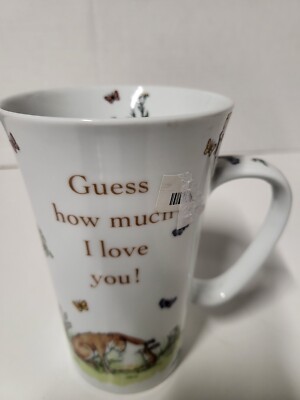 NEW Vintag Konitz Germany Beatrix Potter Lg Coffee Mug Guess How Much I Love You