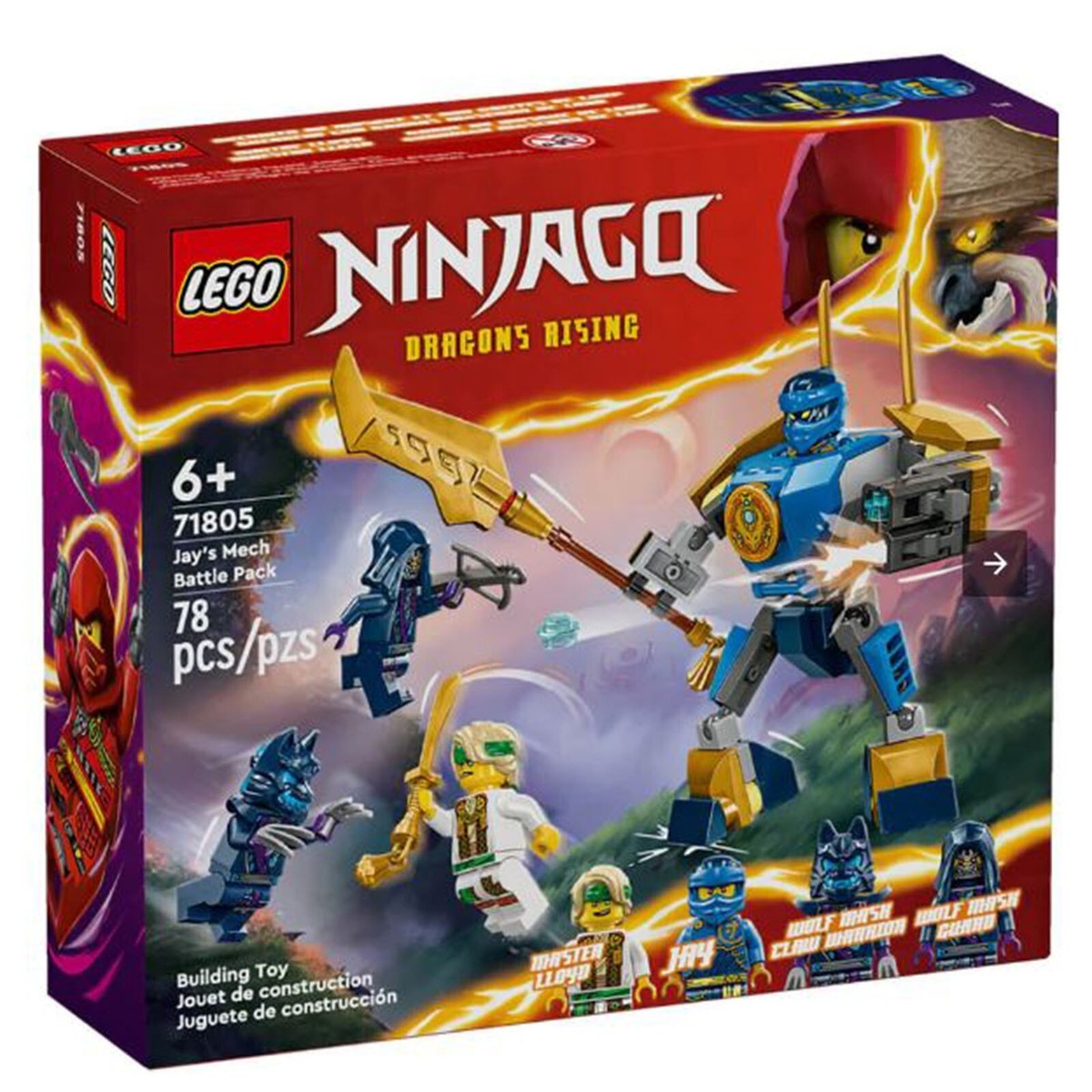 LEGO® Ninjago Jay's Mech Battle Pack Building Set 71805 NEW
