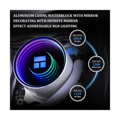 Thermalright Frozen Notte 360 White ARGB Water Cooling CPU Cooler