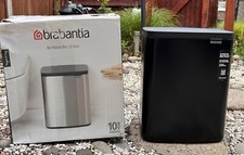 Brabantia - Bo Waste Bin 12L - Stylish & Handy bin- 12L, Matt Black 