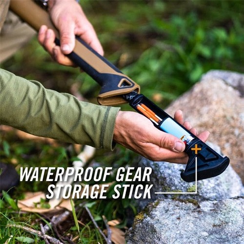 GERBER BUSHCRAFT AXE COYOTE FULL SIZE CAMPING SURVIVAL AXE #31-003774 - Picture 7 of 8