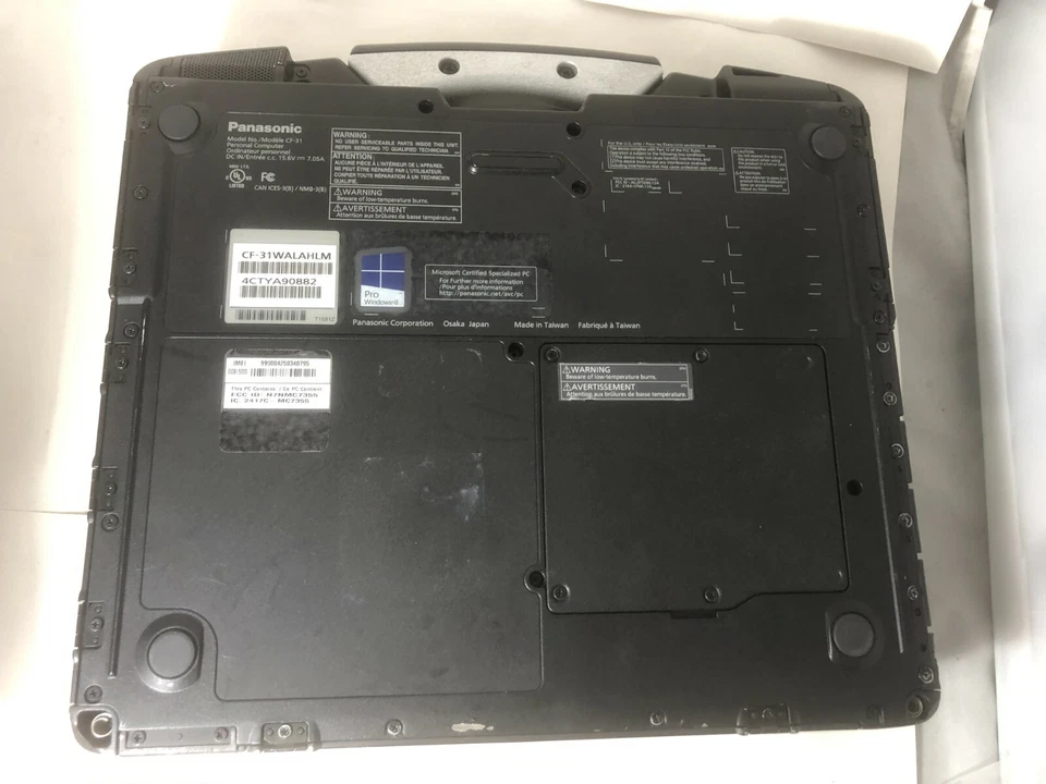 Panasonic Toughbook MK4 CF-31 Windows 7 Core i5 2.7ghz 4GB 256GB SSD Touchscreen - Image 4 of 4