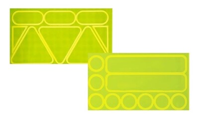 Nathan reflektierende Aufkleber - Hi-Viz gelb - 2er Pack