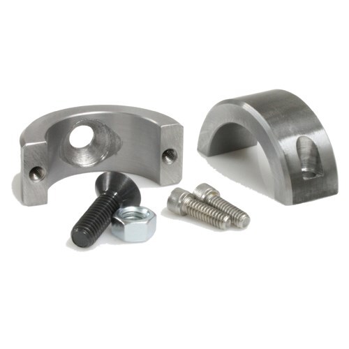 1 pc - 2 Bolt Steel Universal 1-1/2" Fabrication Clamps with Flush Mount Stud - Foto 6 di 9