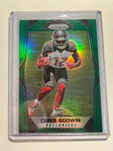 K5,472 - 2017 Panini Prizm Prizms Green #243 Chris Godwin