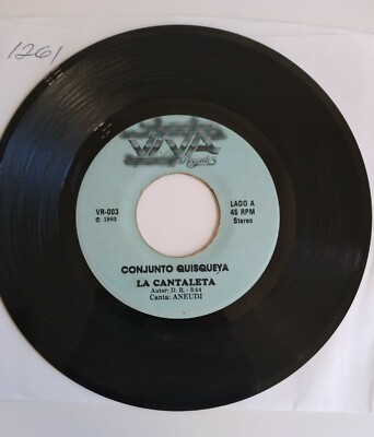 Conjunto Quisqueya La Cantaleta / El Salon VIVA RECORDS VR-003 VG+ #1261
