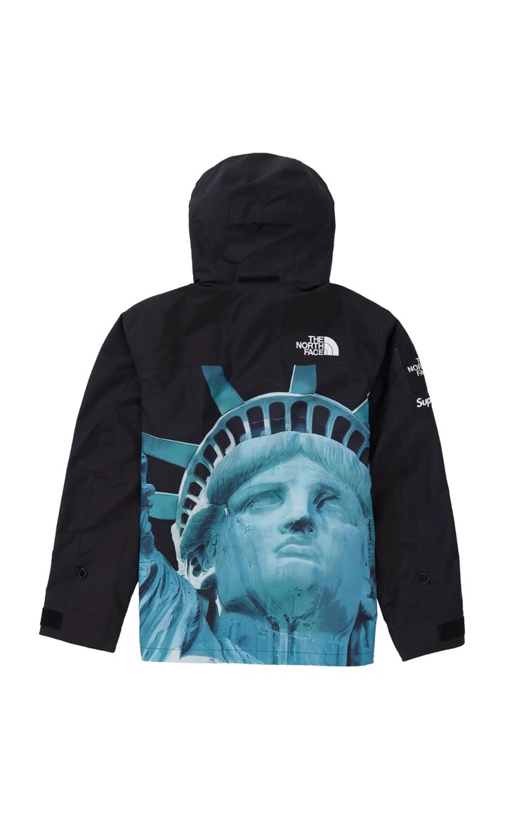 DS. Supreme x The North Face TNF Statue Liberty Mountain Jacket  