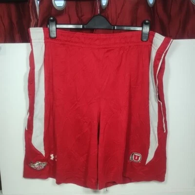 Under Armour Utah Utes Royal Purple Logo Red Shorts (Please See Photos for Size) - Image 1 of 4