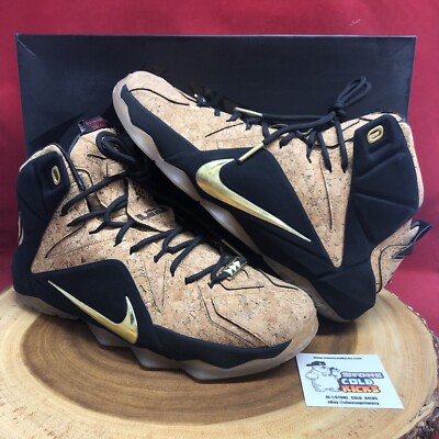Nike Lebron 12 XII EXT King Cork 768829-100 Size 9.5 I III IV