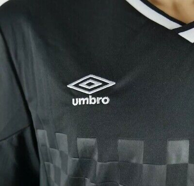Umbro Checkerboard Shiny Glanz S/S Soccer Jersey Black White Umbro Checkerboard Shiny Glanz S/S Soccer Jersey Black White